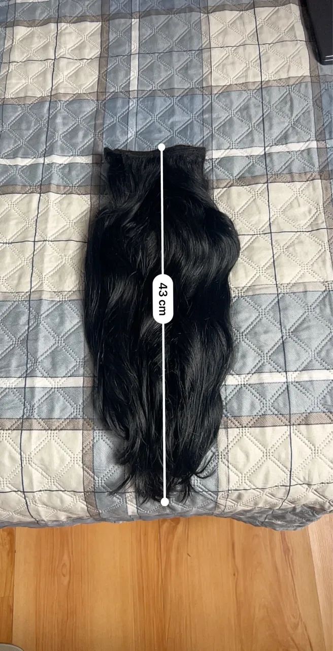 Cabelo humano brasileiro preto - Foto 4