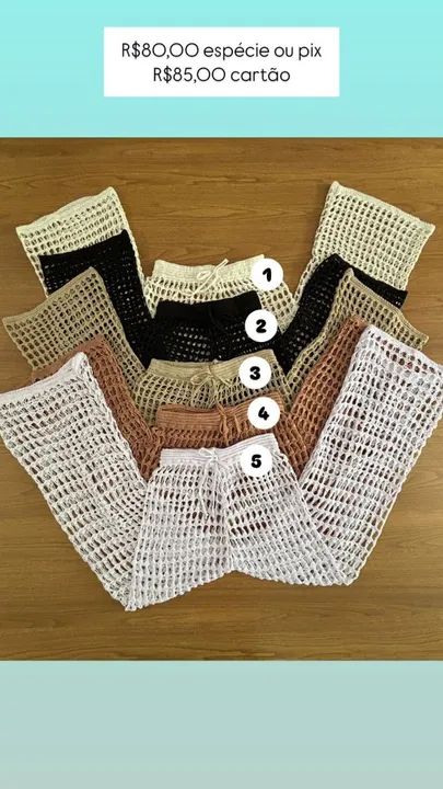 Calça saída de praia  - Foto 4