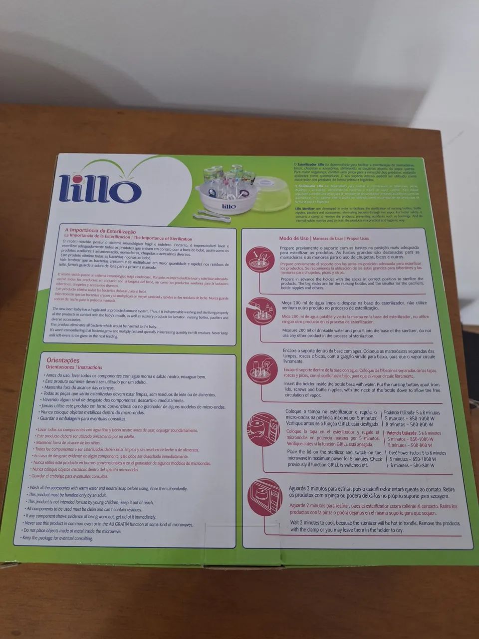 Esterilizador de mamadeiras para Micro-ondas Lillo - Foto 4