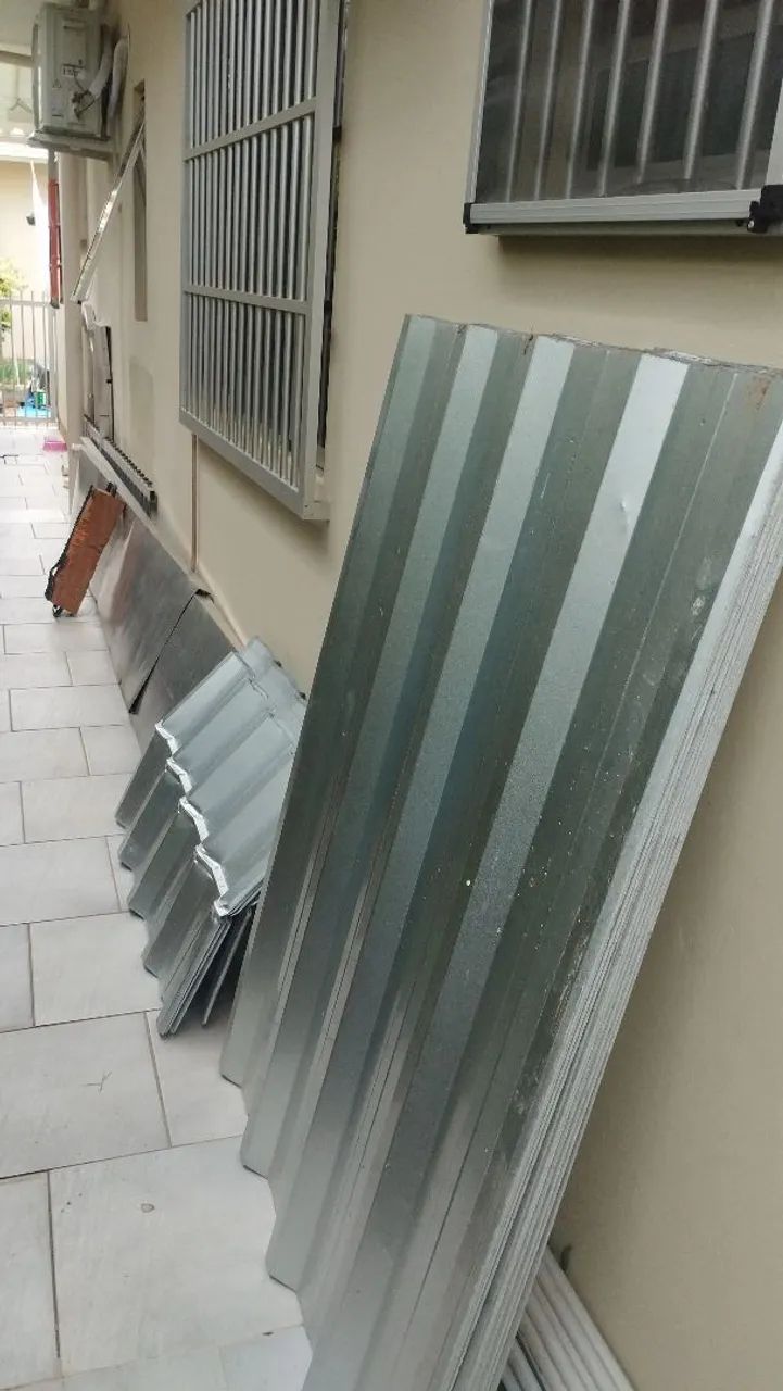 Telhas zinco galvanizada 