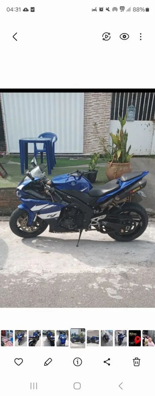 Yamaha r1 yrf preço 34.999
