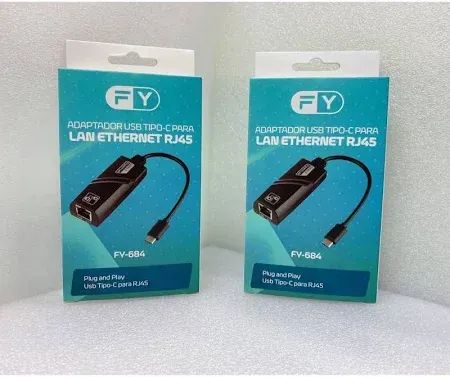Adaptador tipoc para RJ45 FY-684