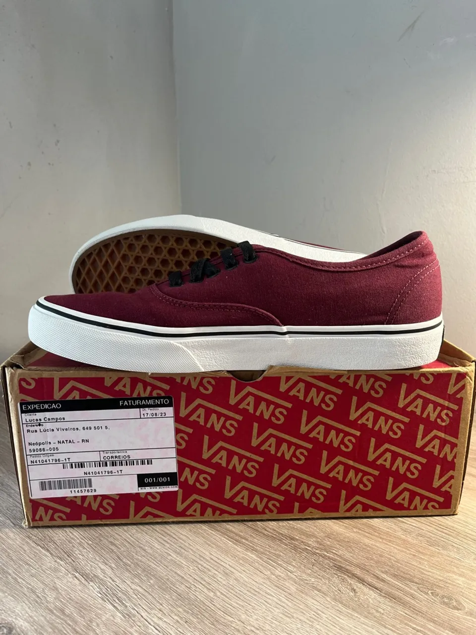 Tênis Vans Authentic Vinho