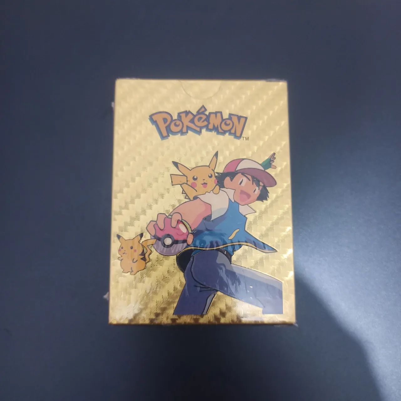 Cartas Pokémon Box 55 Cartas Gold Edition - Lacradas - Foto 3