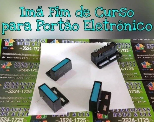 motor para portão vendemos Par Imã Fim de Curso para Portão Eletrônico