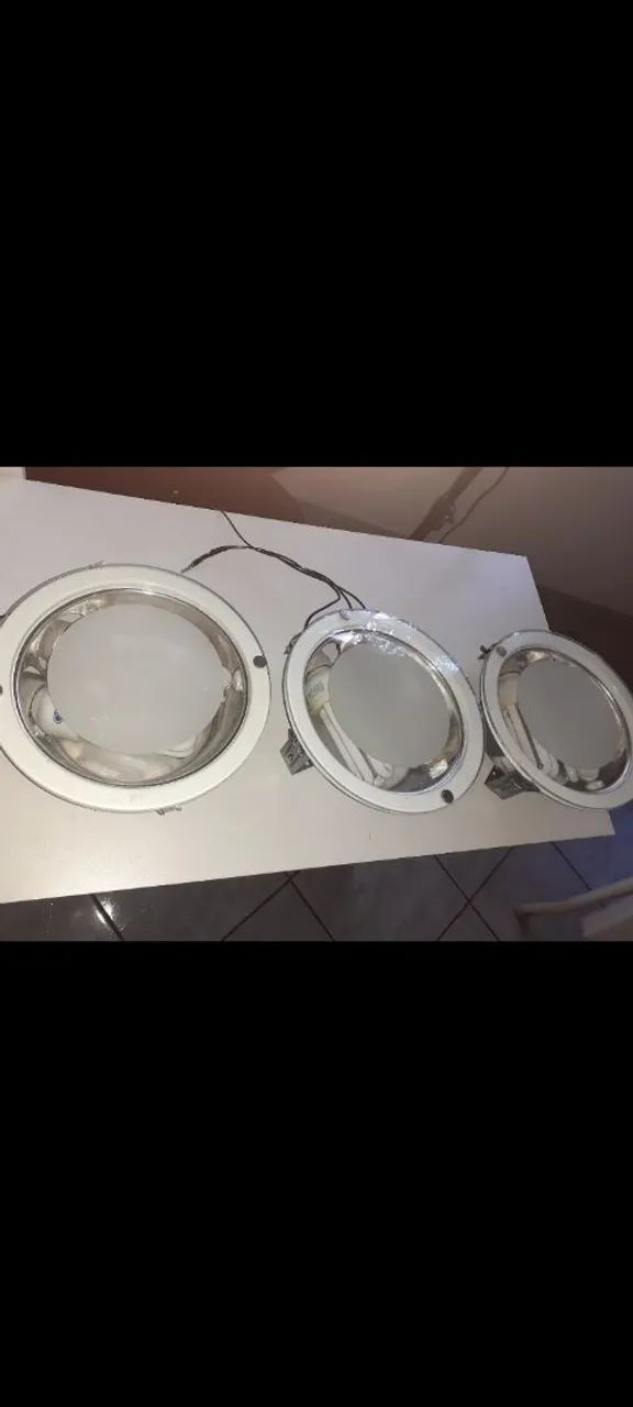9 luminárias de embutir OPORTUNIDADE  - Foto 4