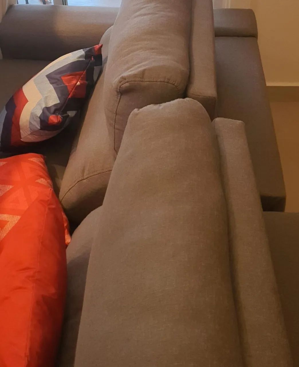 Sofá Retrátil e Reclinável 2 lugares cinza - Foto 4