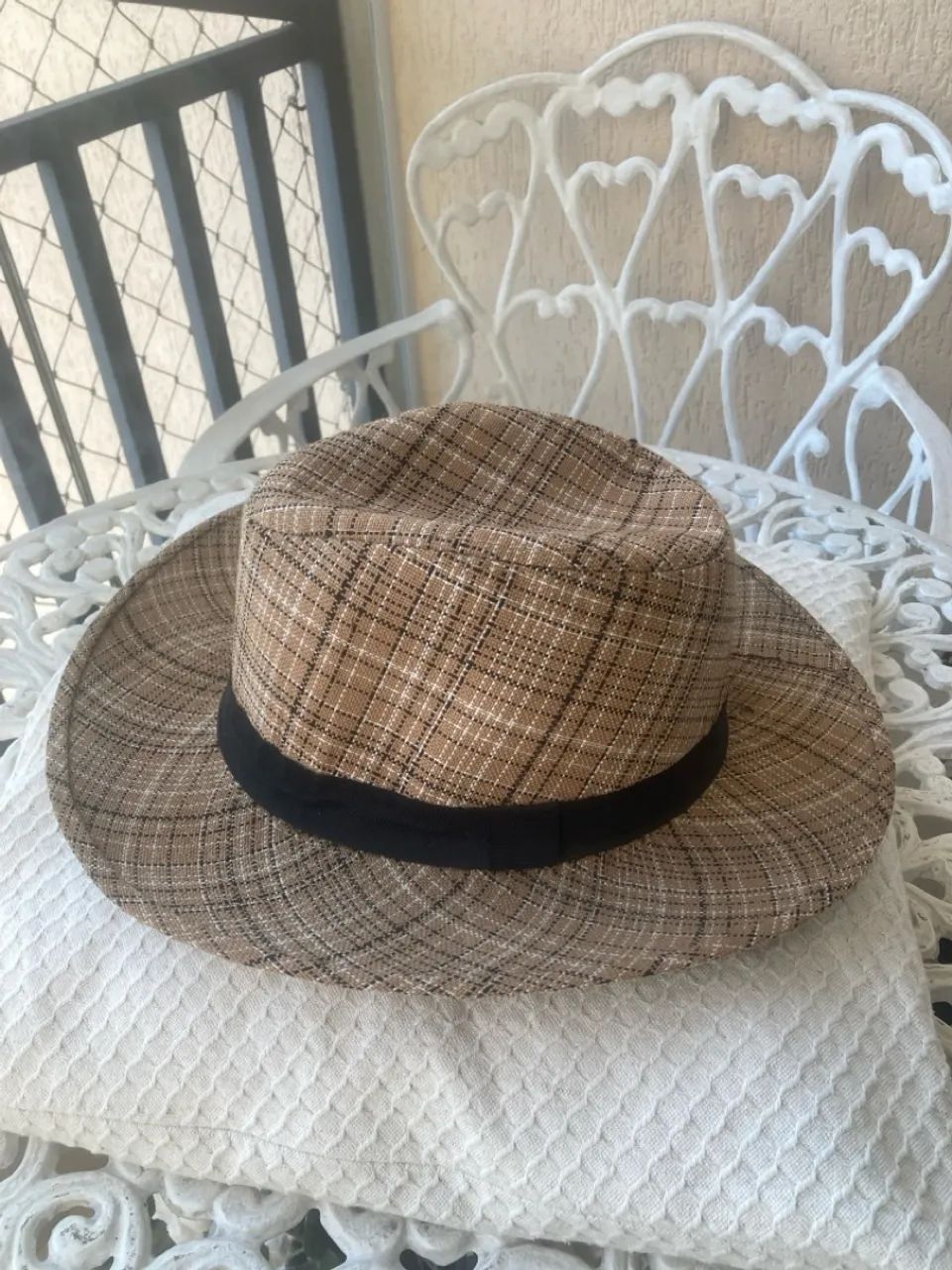 Chapéu estilo Fedora - masculino - Foto 4