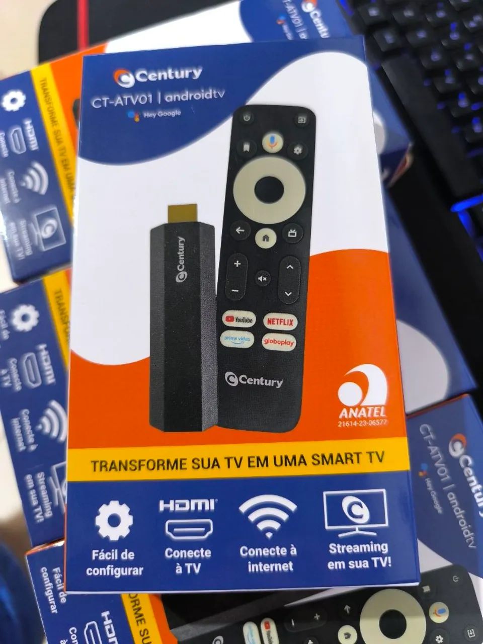 Android TV stick Century Transforme sua TV em Smart TV!