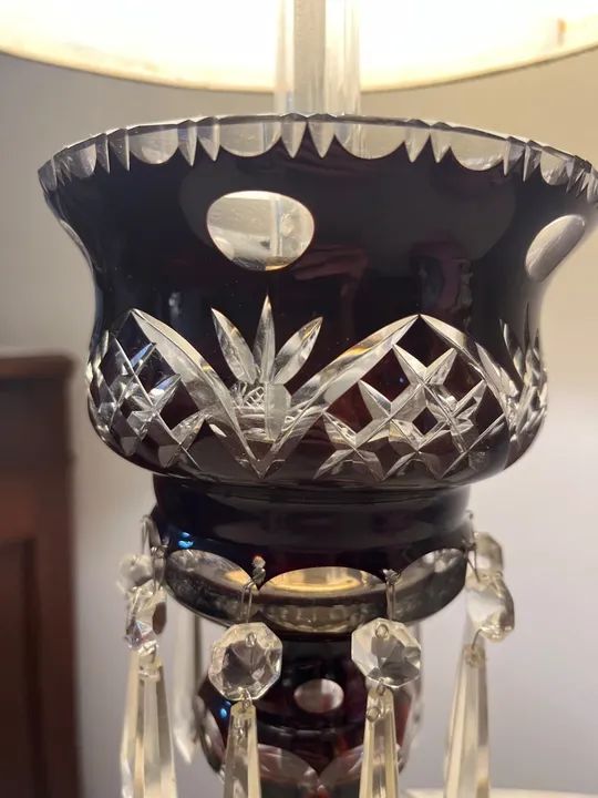 Deslumbrante Abajur em Cristal Double - Foto 5