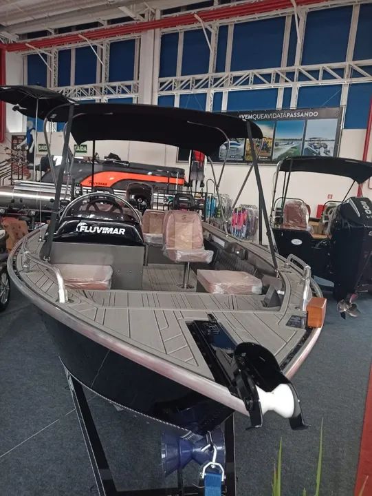Lancha Fluvimar Cherokee 19.5 + motor 150hp Proxs  - Foto 3