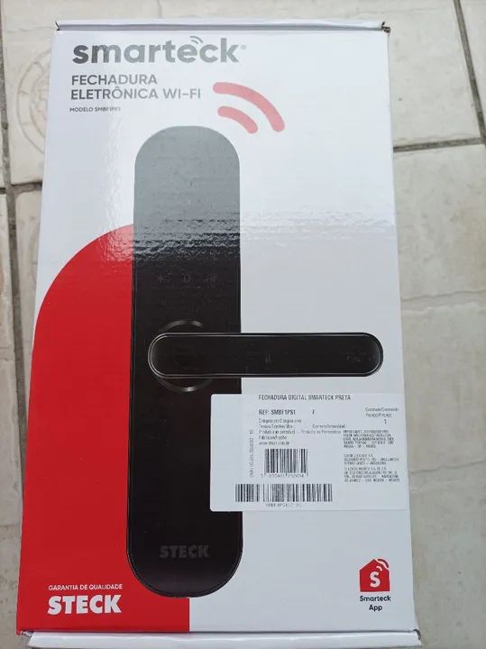 Fechadura Digital Inteligente Smarteck com Biometria - Foto 4