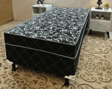 Cama Solteiro Acoplada Com Molas