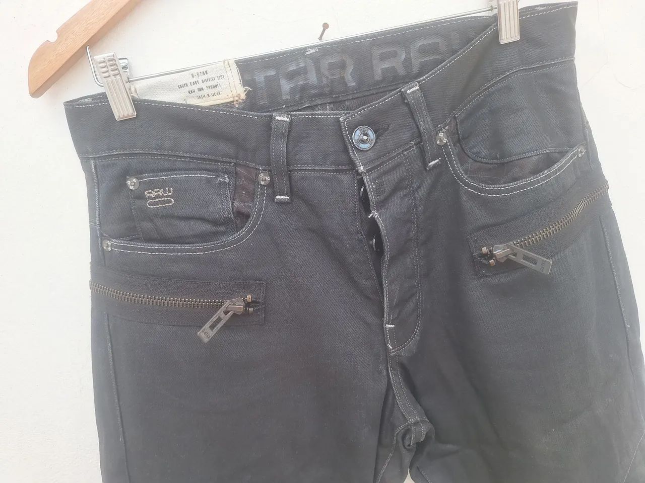 Calça jeans resinada g-star raw - Foto 2