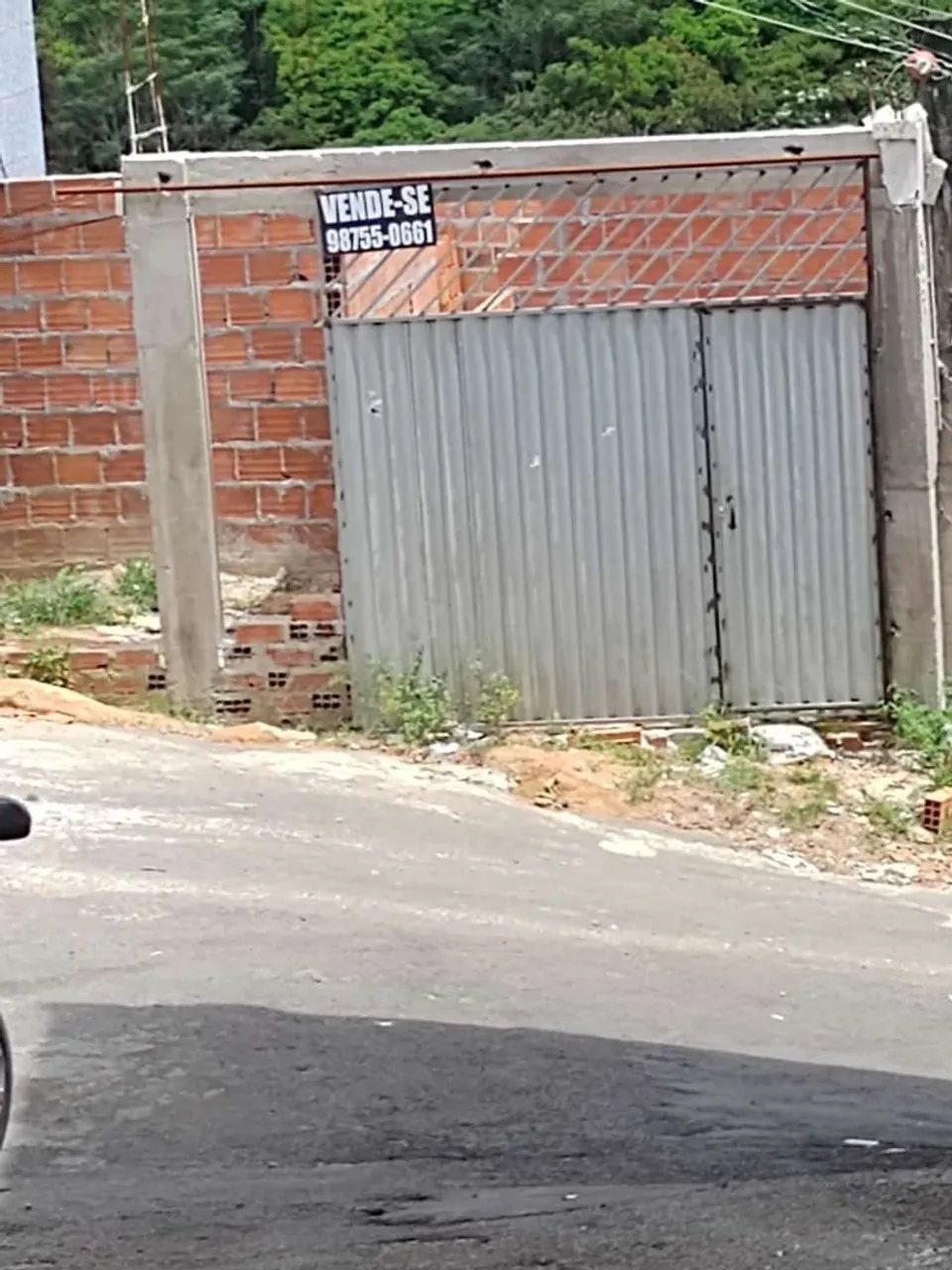 Laje com 103 metros quadrados