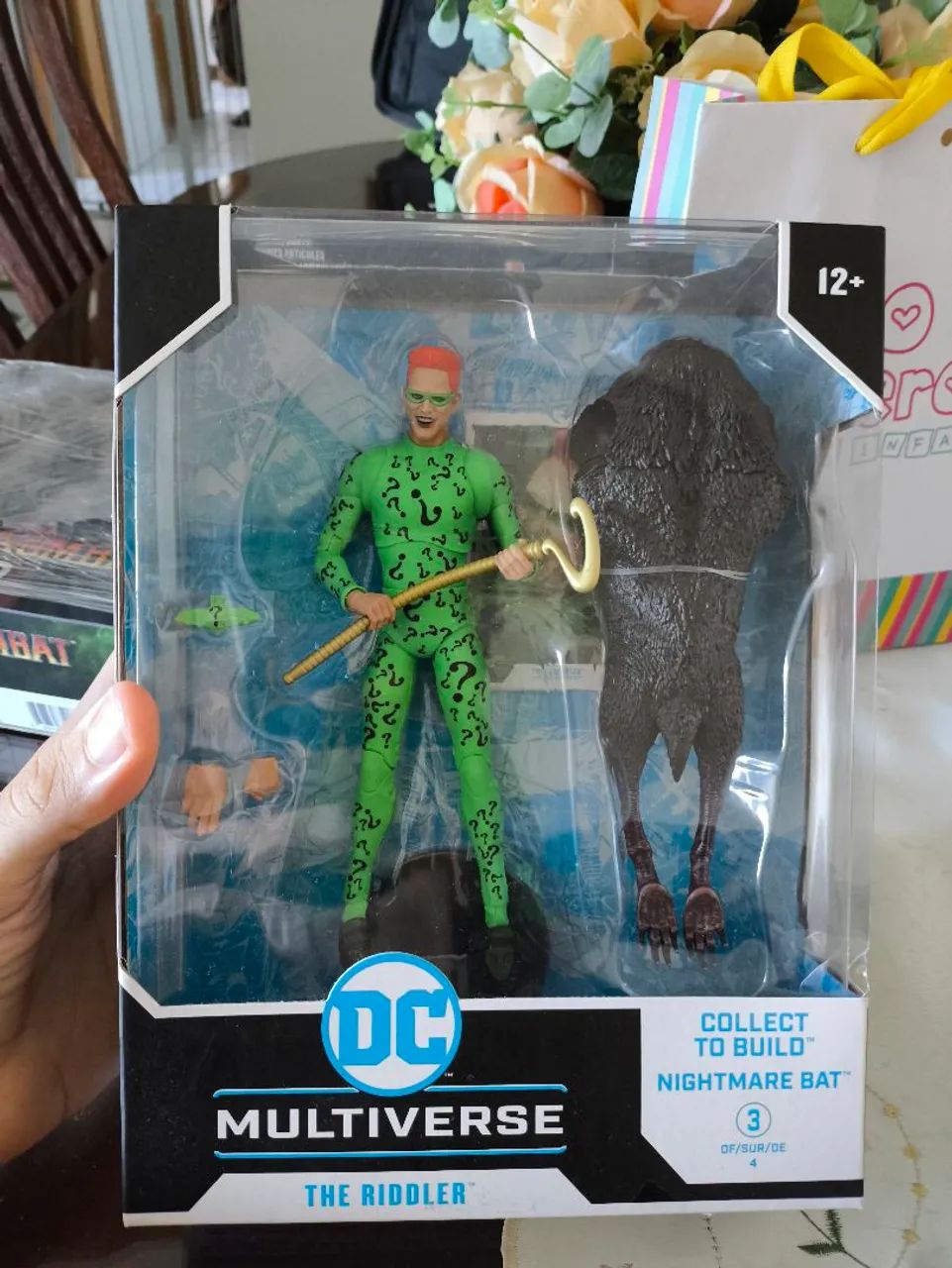 Boneco The Riddler Charada - DC Multiverse Batman Forever Mcfarlane  Lacrado 