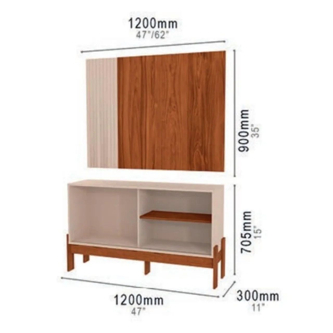 Rack com Painel para TV Moderno - Design Elegante - Foto 3