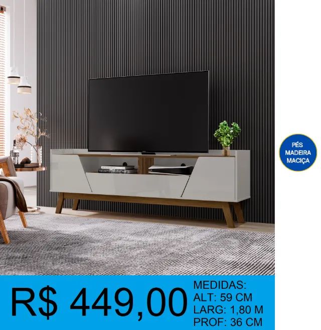 TV Stand for TVs up to 75 inches – Free Delivery and Assembly