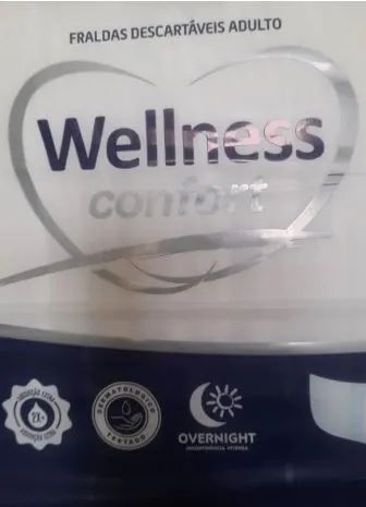Fraldas descartáveis para adulto Wellness Comfort