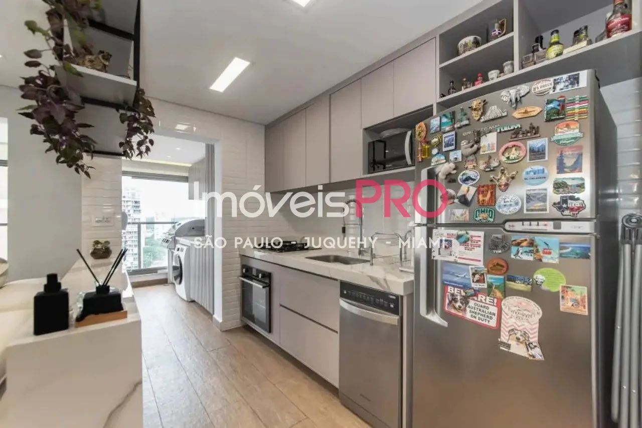 apto entregue em 2022 com 2 dorm sendo 1 suite e 1 vaga no Brooklin prox ao metrô. - Foto 4