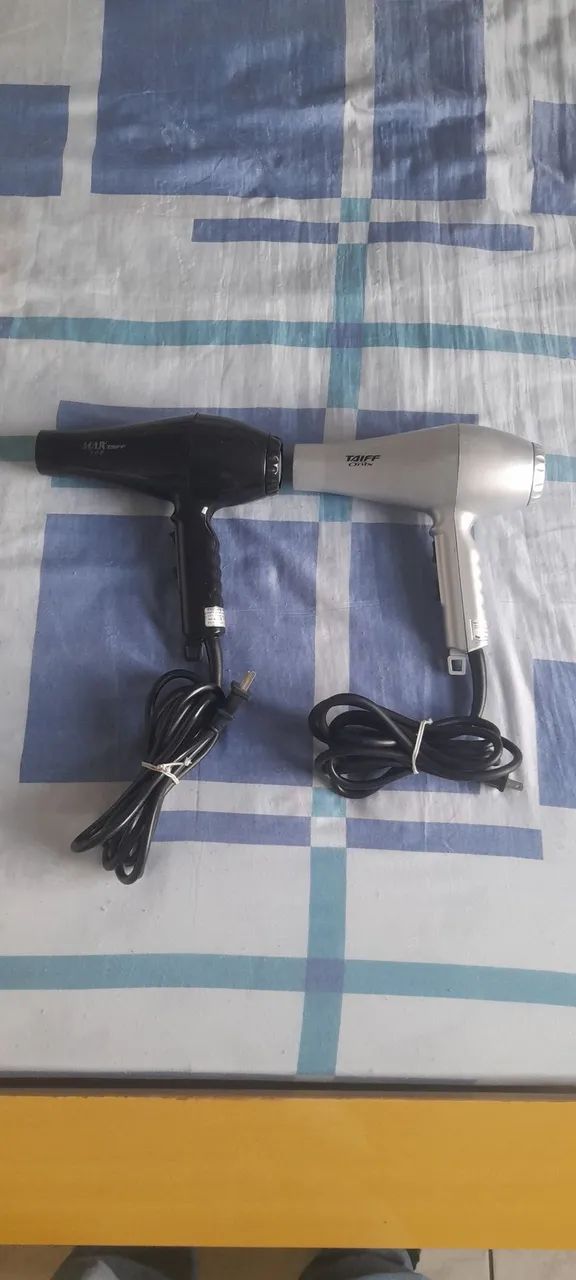 Secador de cabelo taiff obs: os dois estão ligando mas estão com