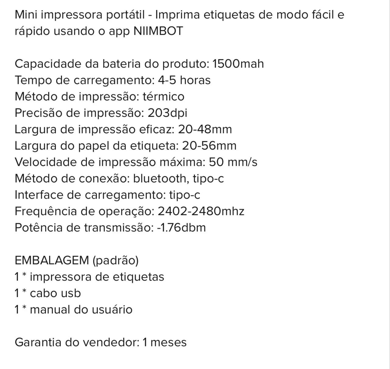 Mini impressora etiquetadora portátil NIIMBOT B1 - Foto 2