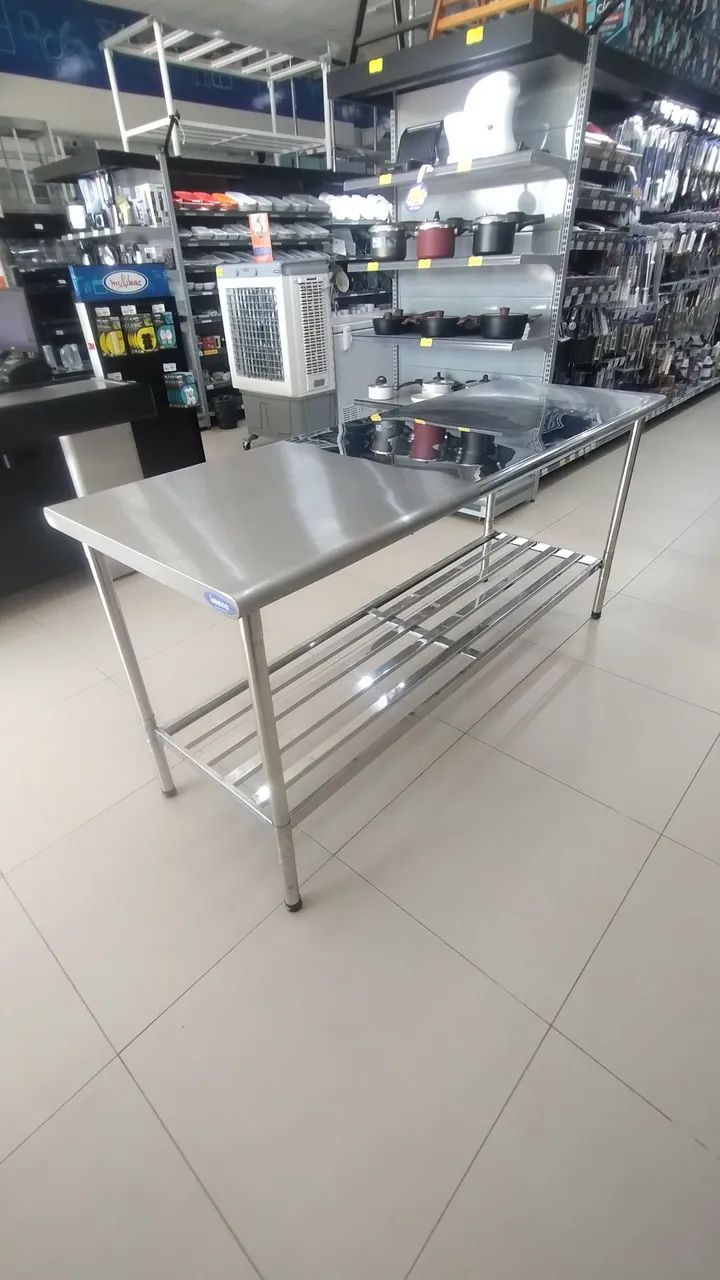 MESA DE MANIPULAÇÃO INOX 1.90 METRO IMECA  - Foto 5