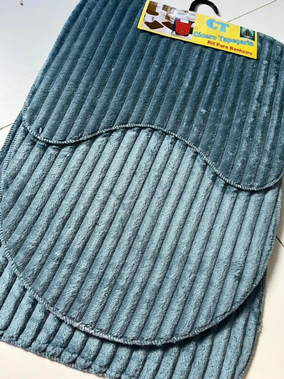 Kit de tapete para banheiro 
