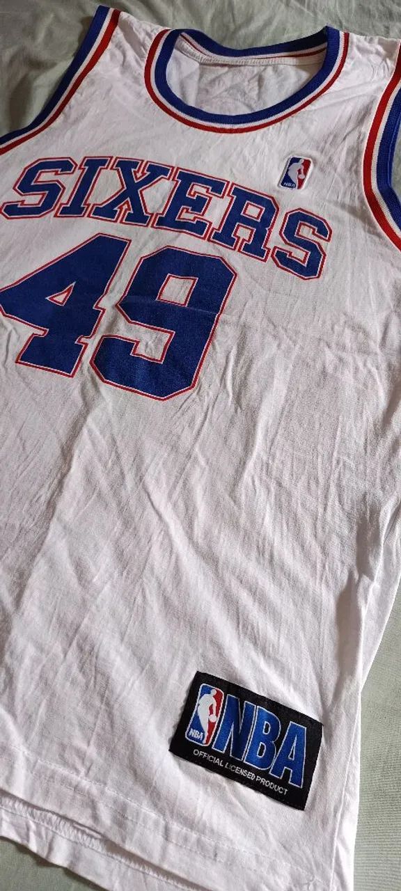 Camisa Regata Sixers #49 - Basquete NBA oficial - Foto 2