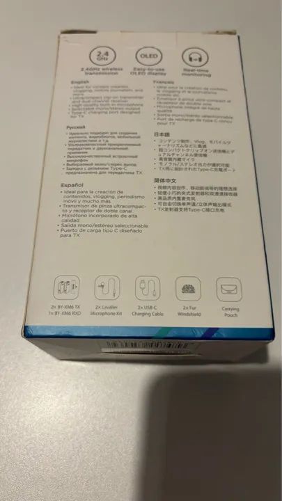 Microfone Lapela Sem Fio Boya BY-XM6-S4 - Novo - Foto 2