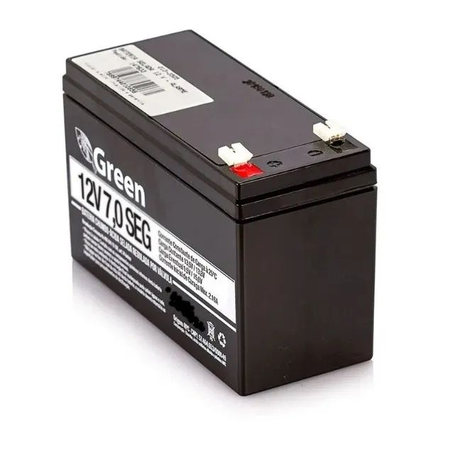Bateria Selada 12V para alarme e cerca elétrica Green - Foto 3
