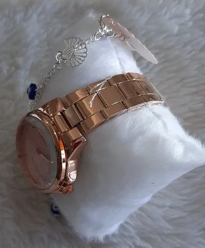Relógio feminino com pulseira a prova de água - Foto 2