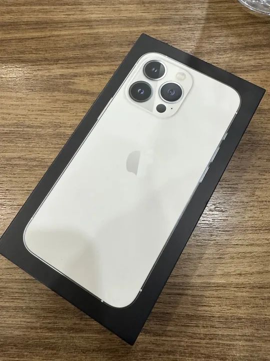 Caixa VAZIA - IPhone 13 Pro Branco 128gb - Foto 2