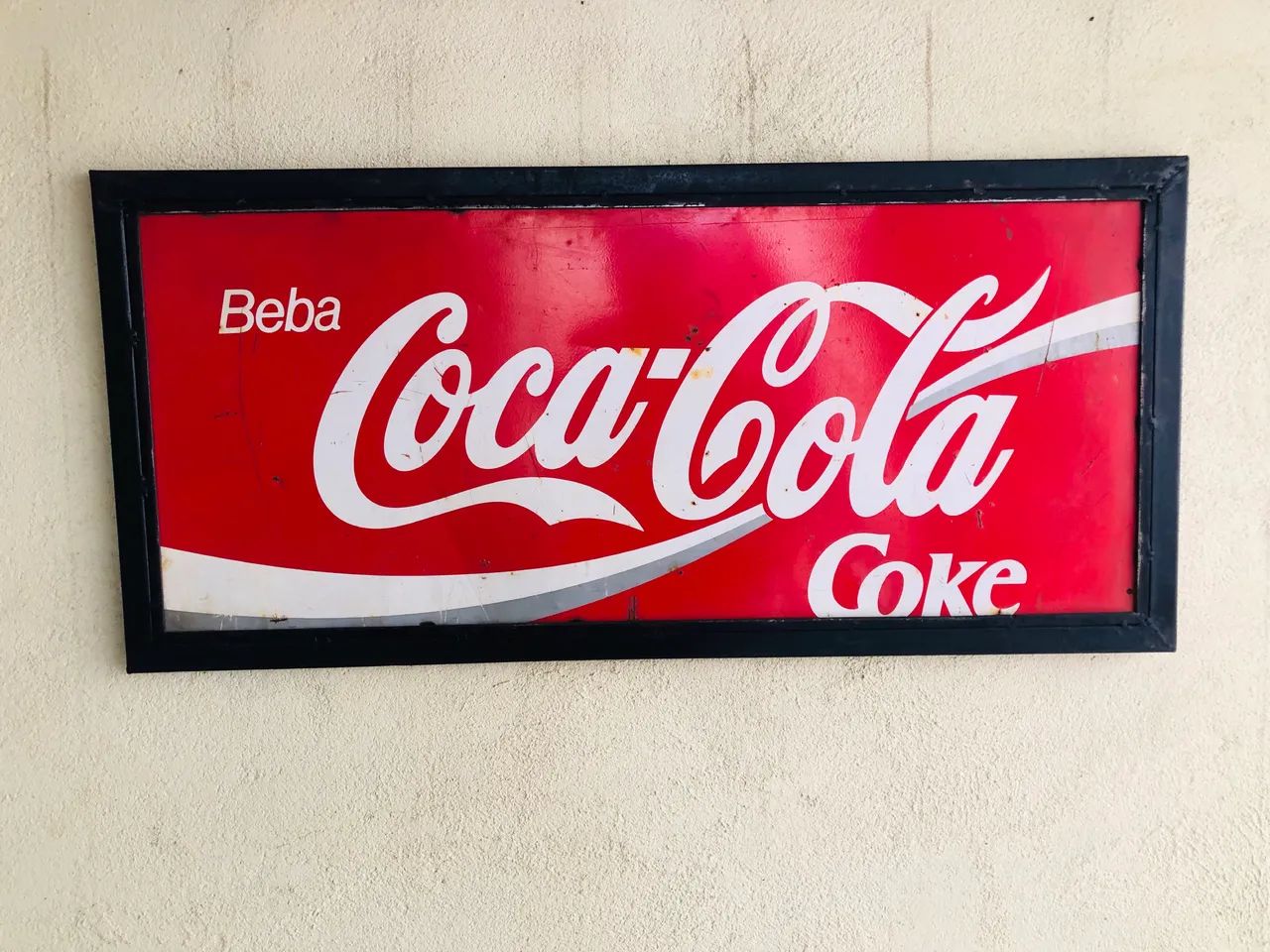 Antiga placa original Coca Cola (combinar entrega)  - Foto 2