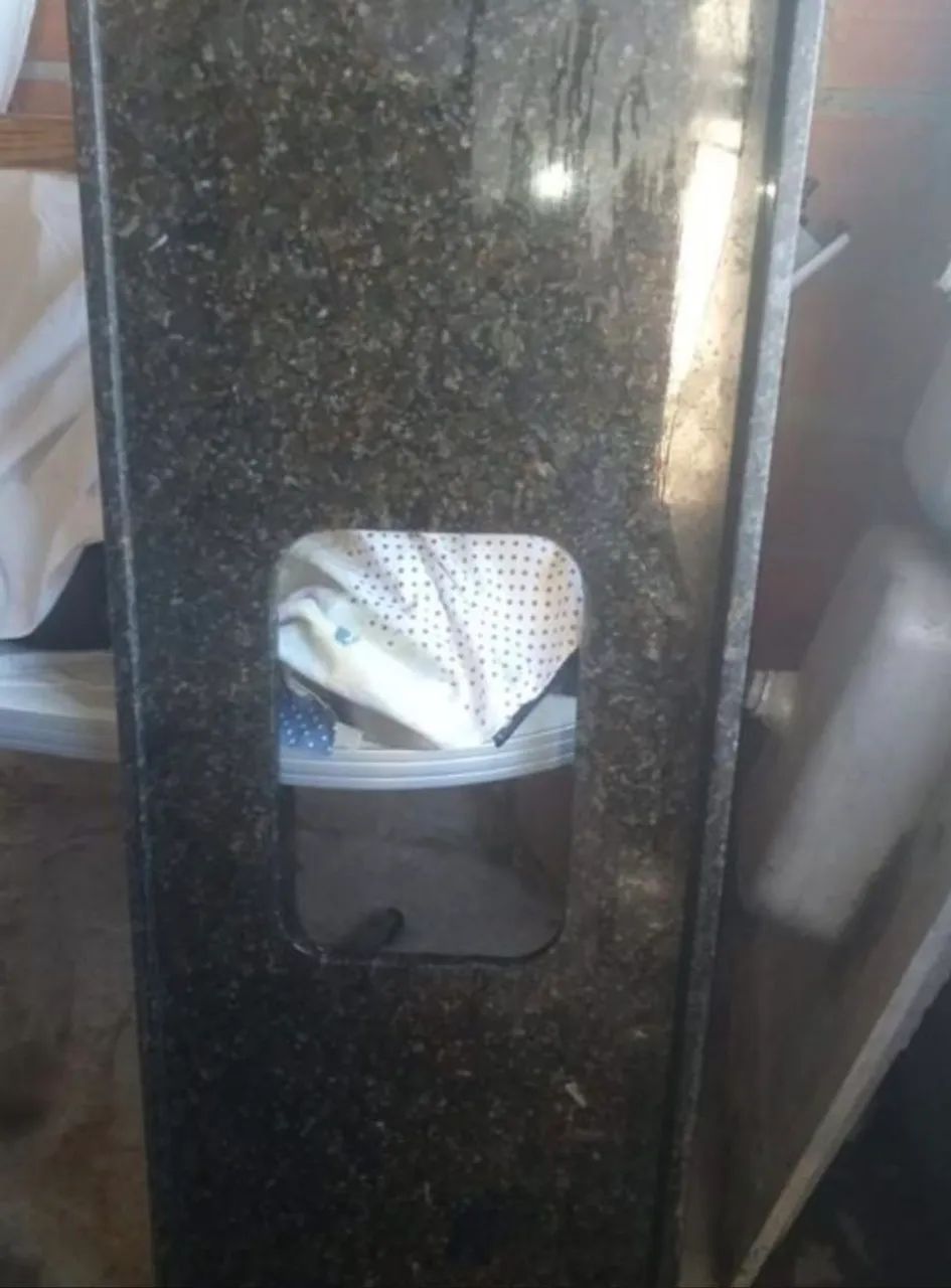 Pia granito preto (sem cuba)