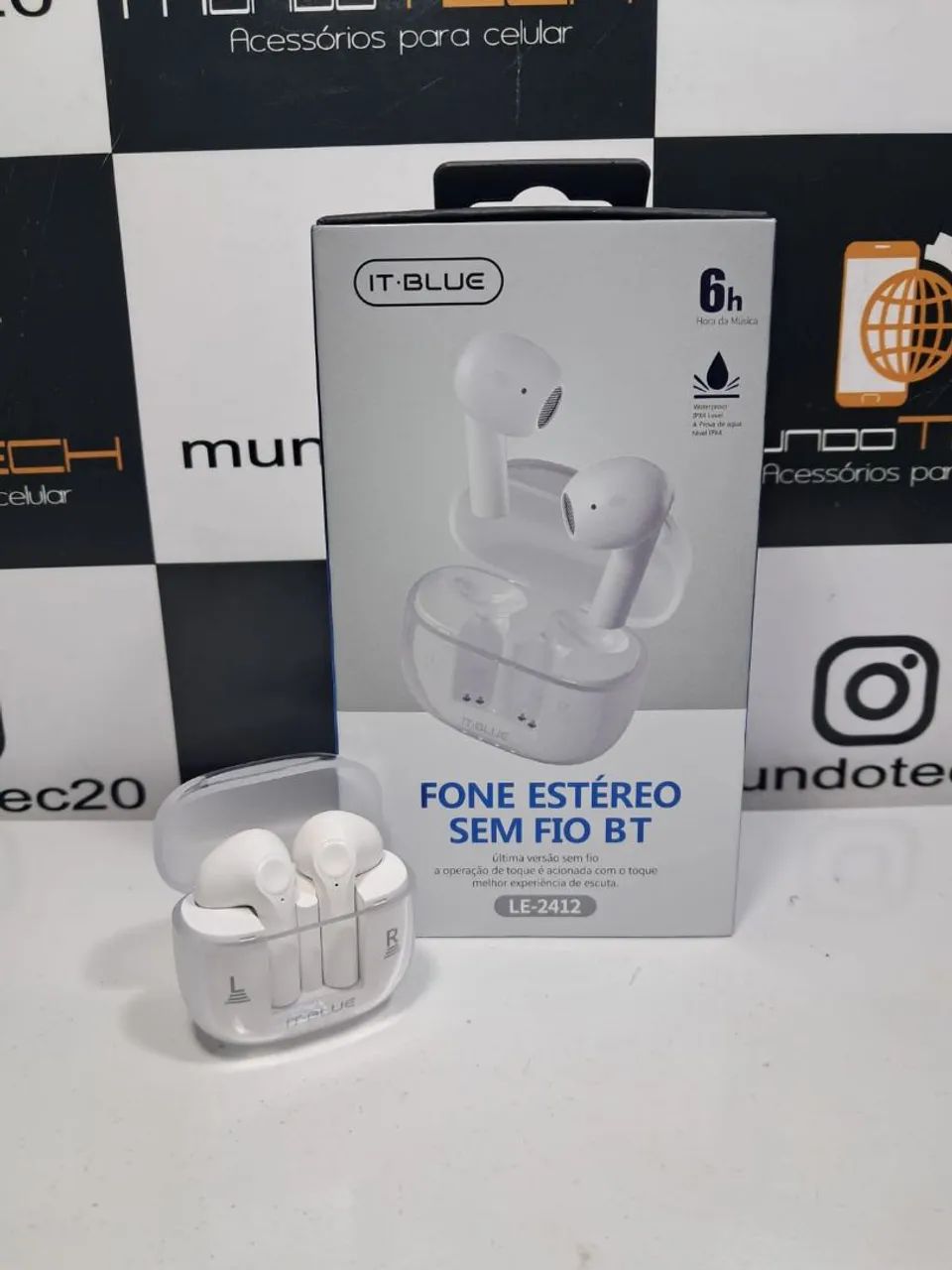 Fone via bluetooth 