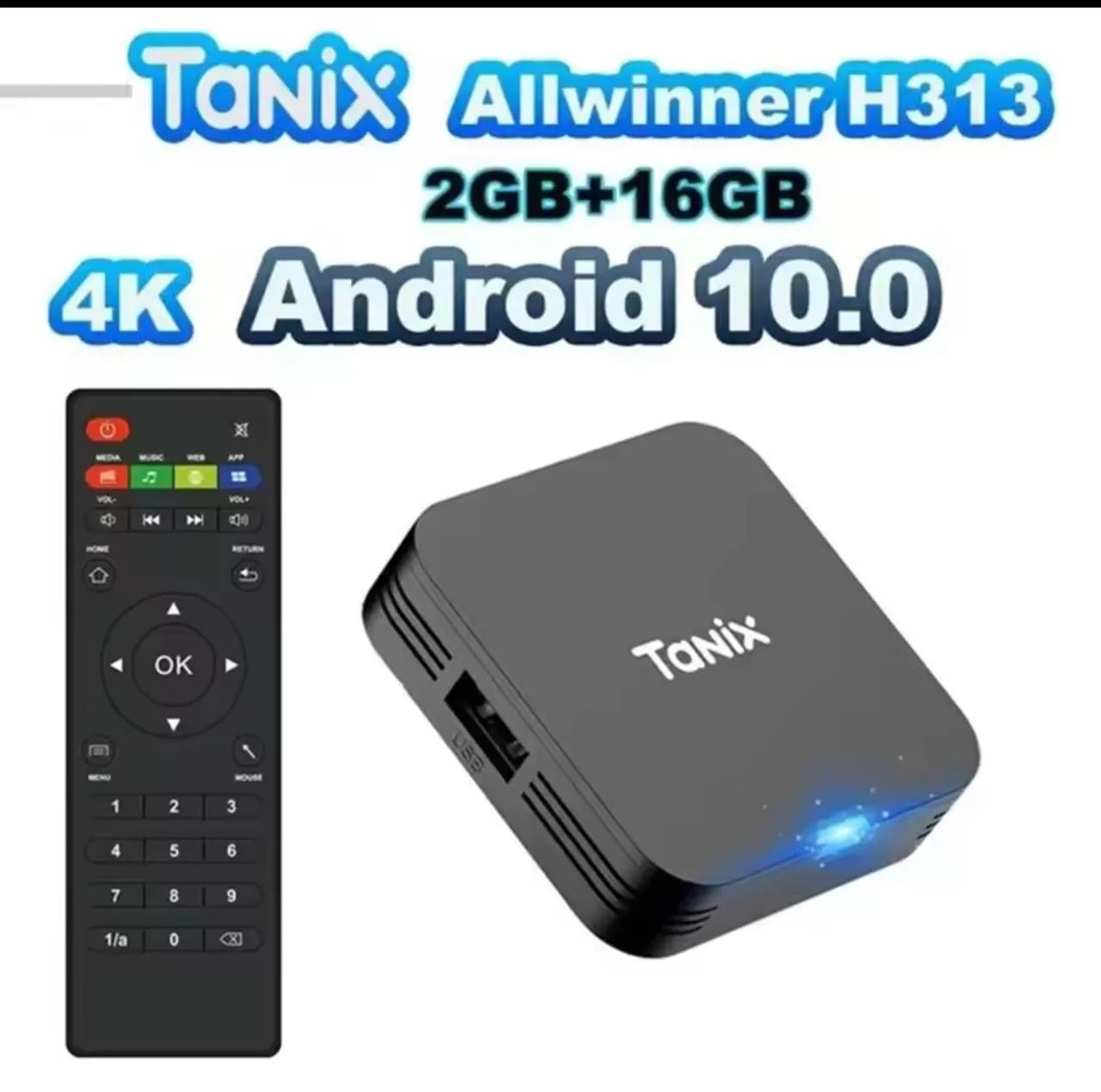 Tanix Allwinner H313 4K Android 10.0