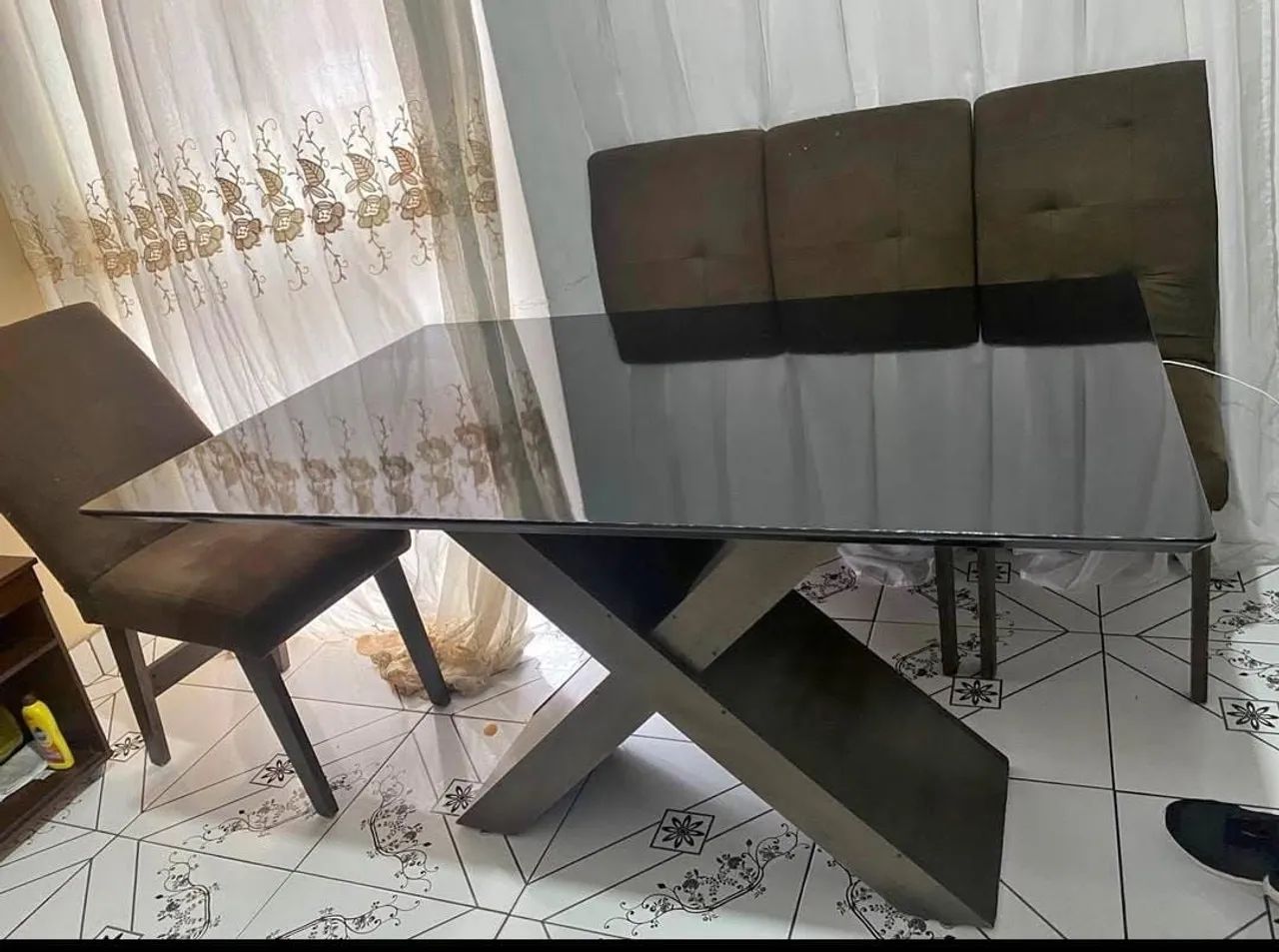 Mesa moderna 4 cadeiras 64363876030467120