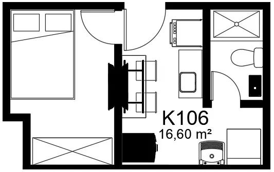 Kitnet excelente com 01 quarto em Manaíra! - Foto 2