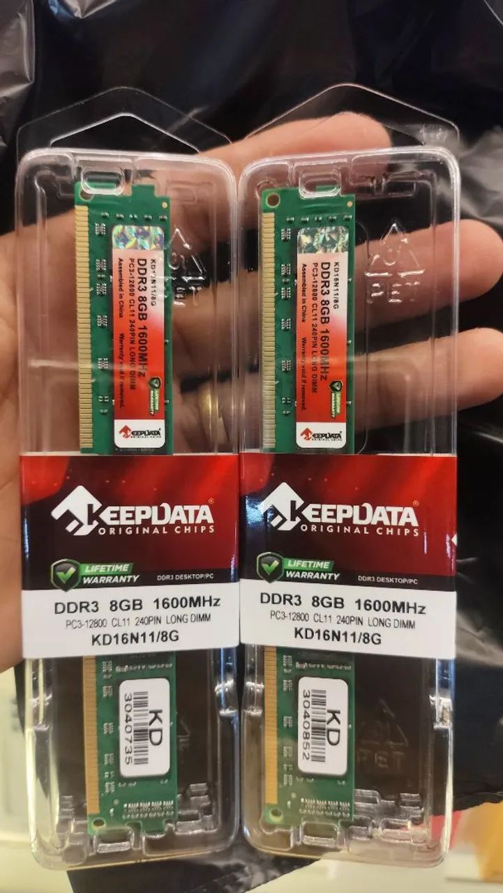 Keepdata DDR3 8GB 1600MHz RAM Memory64317903976323120