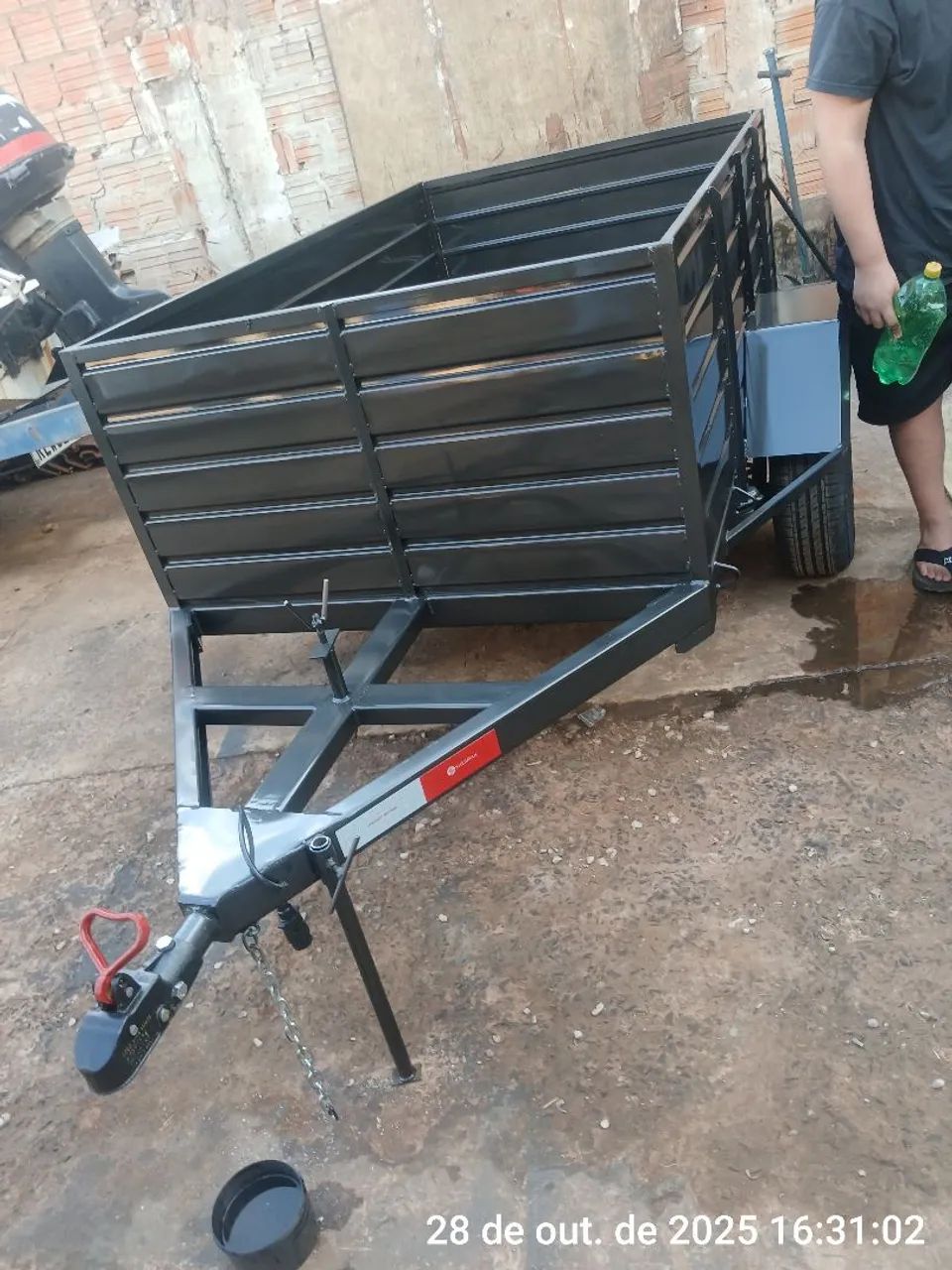 CARRETINHA NOVA COM NOTA FISCAL PRA EMPLACAMENTO  - Foto 2