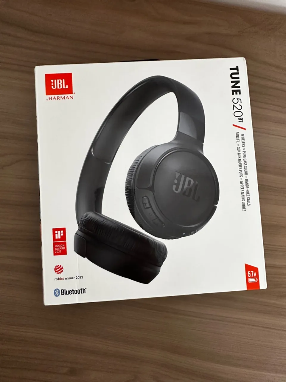 Fone de Ouvido JBL Tune 520BT - Novo