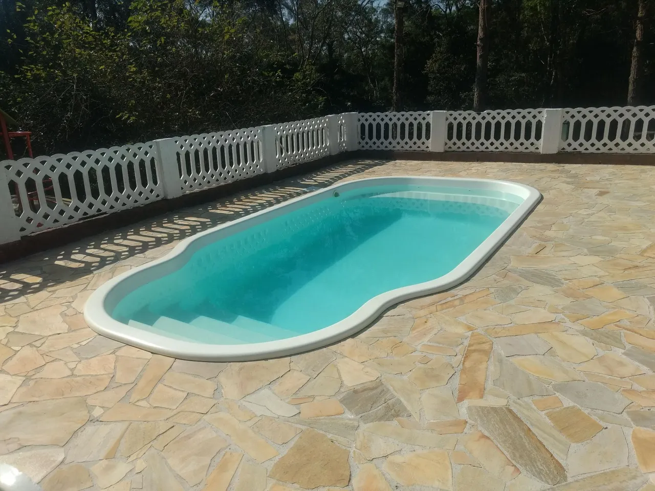 Chácara com piscina para temporada