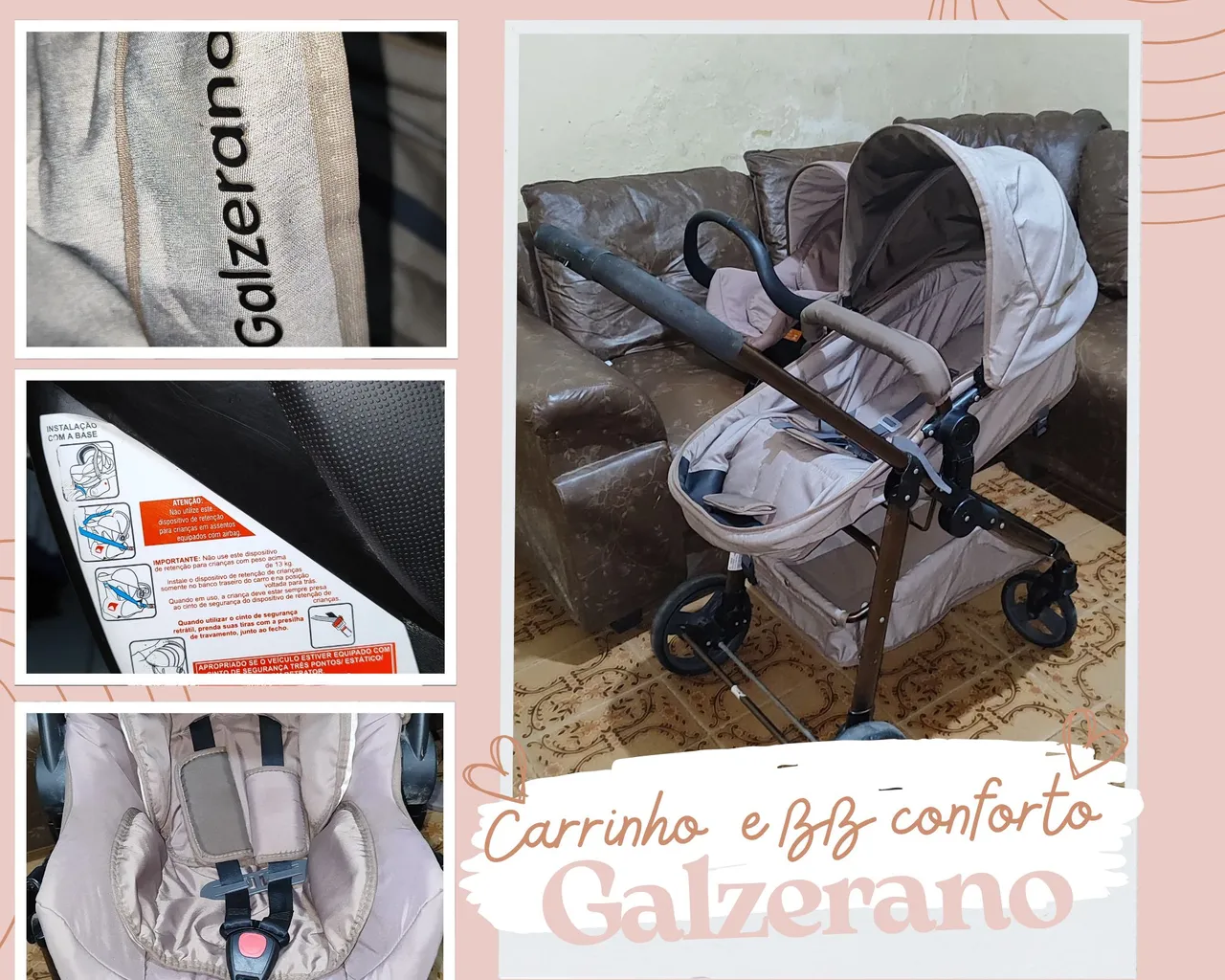 Carrinho Galzerano BB Conforto