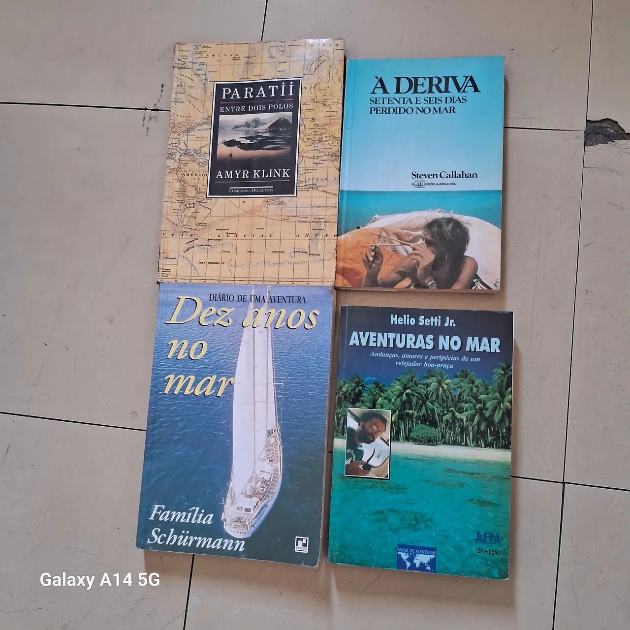 Livros - Diversos Autores sobre o mar e seus encantos 