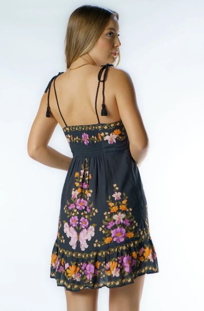 Vestido Farm novo (tag) Borboleta em Flor - Foto 4
