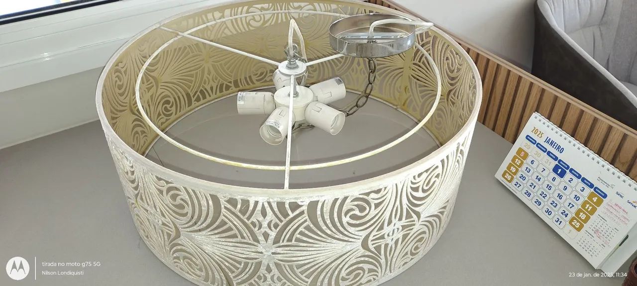 Lustre Cúpula Decorativo