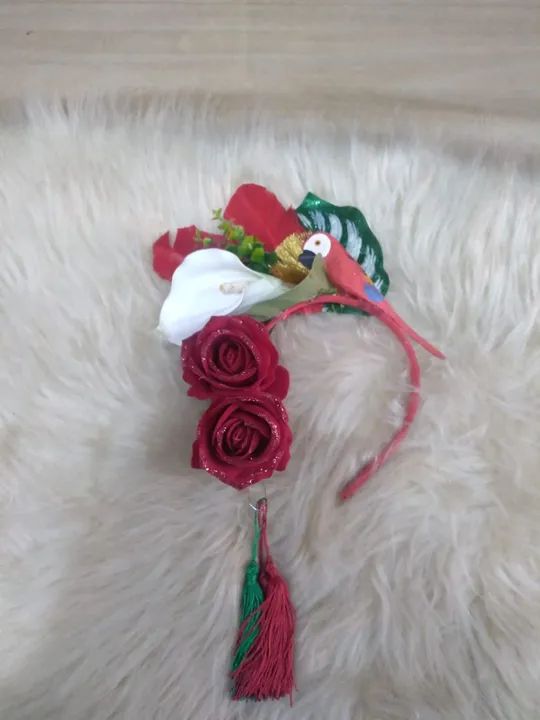Tiara de flores para cabelo para carnaval - Foto 5