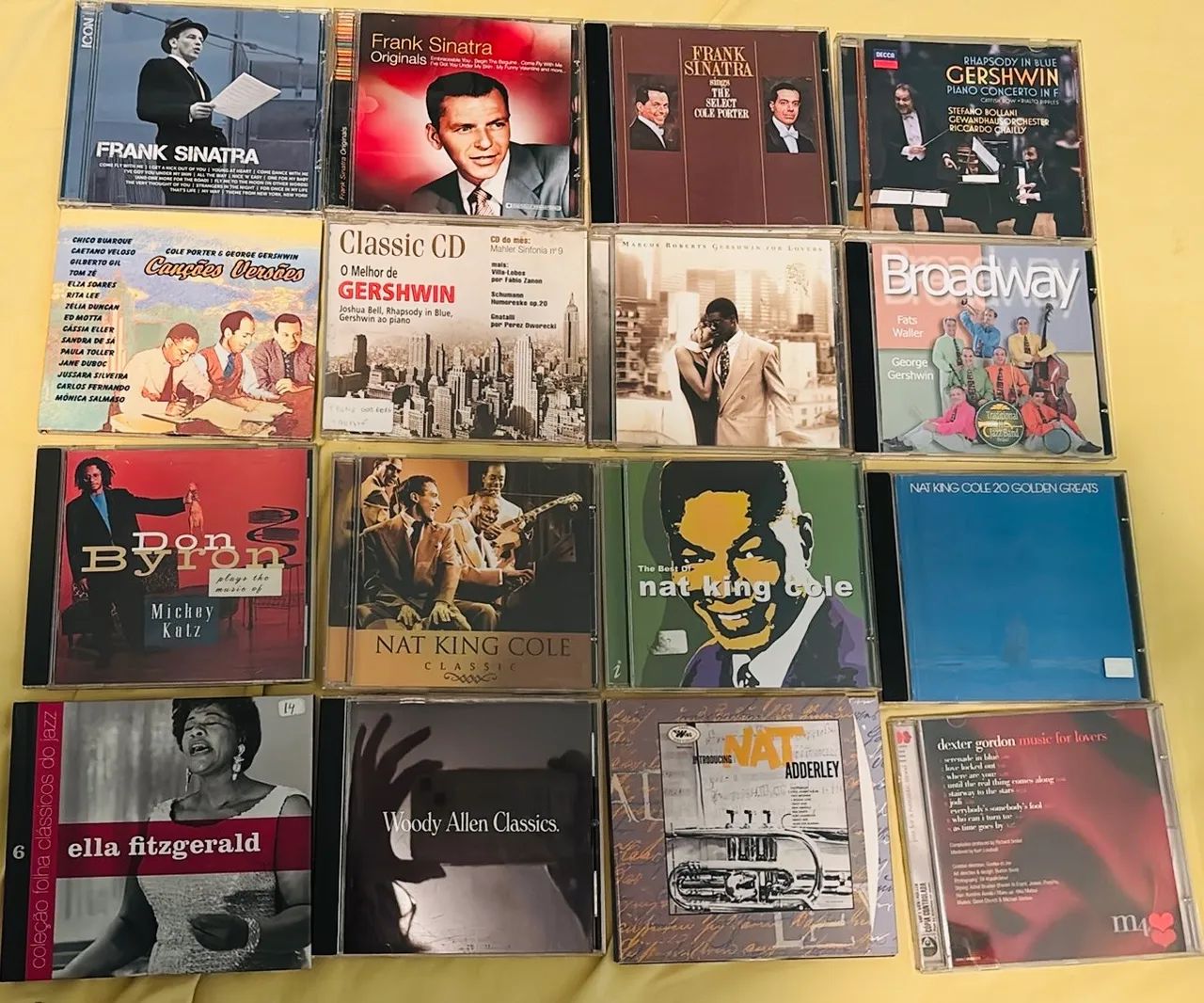 Coleção de 33 CDs Jazz e Clássicos - Frank Sinatra, Nat King Cole e mais!