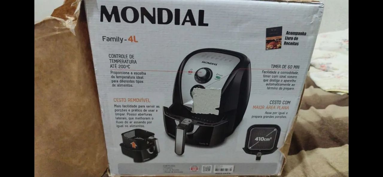 Air Fryer Mondial Family Inox 4L - 127V - Foto 2